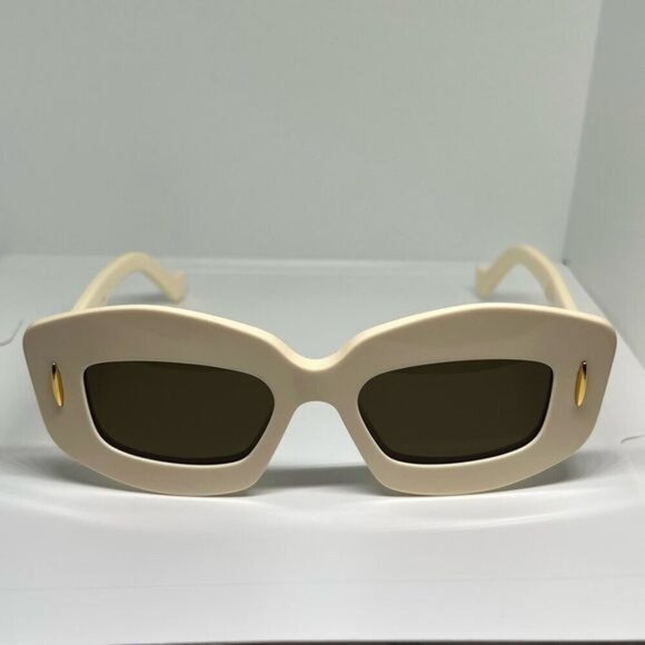 Loewe Sunglasses Square Rectangle Frame Anagram Acetate Screen Shades OS - Picture 5 of 12